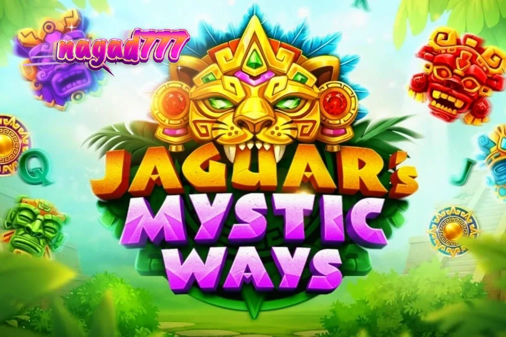 Jaguar’s Mystic Ways স্লট গেমের একটি দৃশ্য যেখানে প্রাচীন জঙ্গল এবং সোনালী মন্দির দেখা যাচ্ছে
