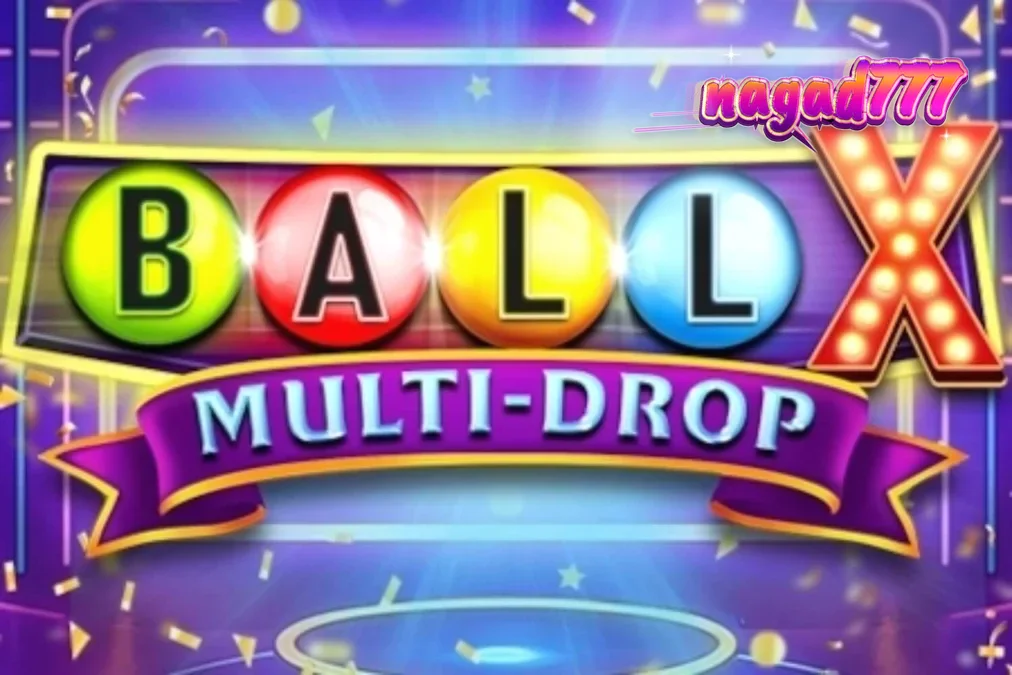 Ball X Multi-Drop স্লট গেমের নিয়ন এবং ফ্রুট থিমযুক্ত ইন্টারফেস